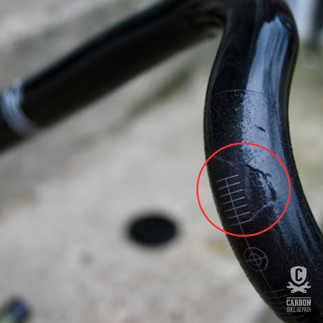 Shifter indents on carbon bike handlebars drops